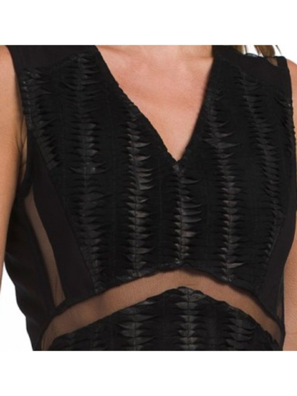 AS BY DF Leather Safe And Sound Mini Dress - Picture 2 of 3